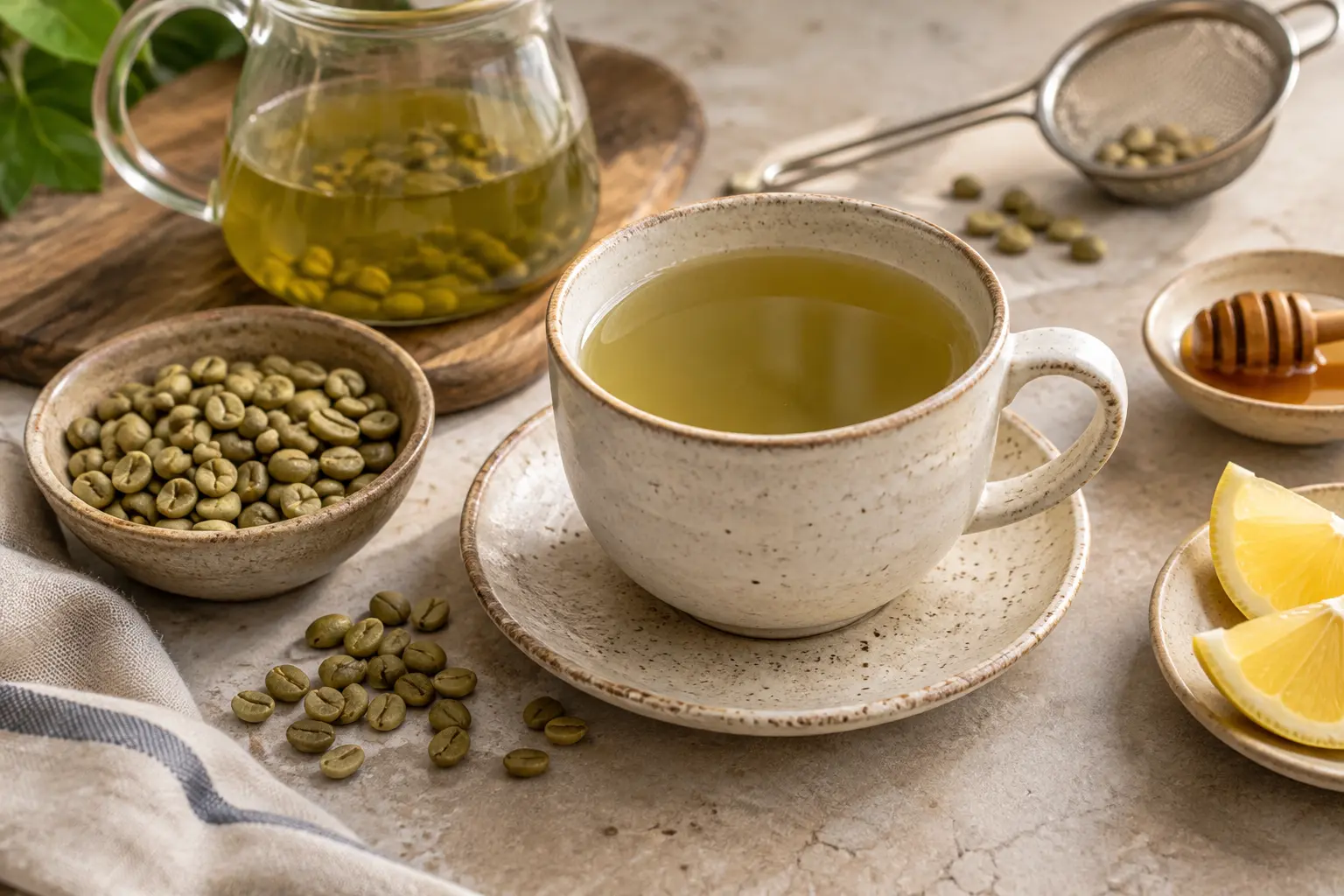 Infusión de Café Verde: Cómo Prepararla y Todos Sus Beneficios — sugerencia de presentación