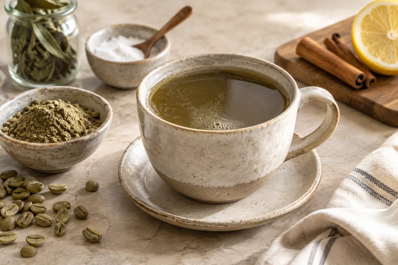 Café Verde con Stevia: Tu Aliado Termogénico Sin Calorías — sugerencia de presentación