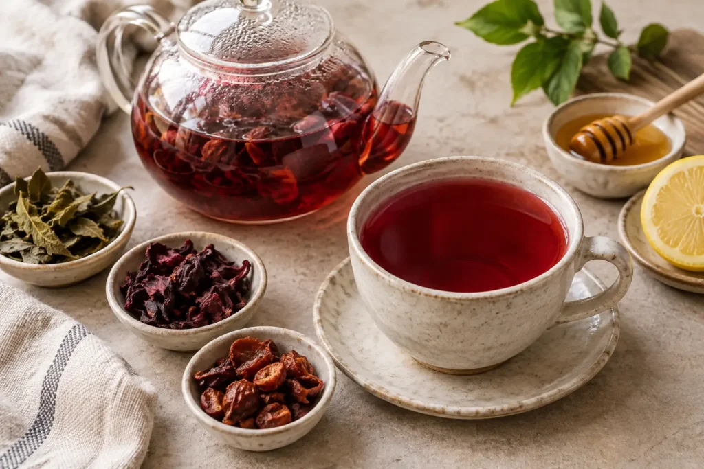Blend Antioxidante Tropical con Pitanga, Hibisco y Rosa Mosqueta — sugerencia de presentación