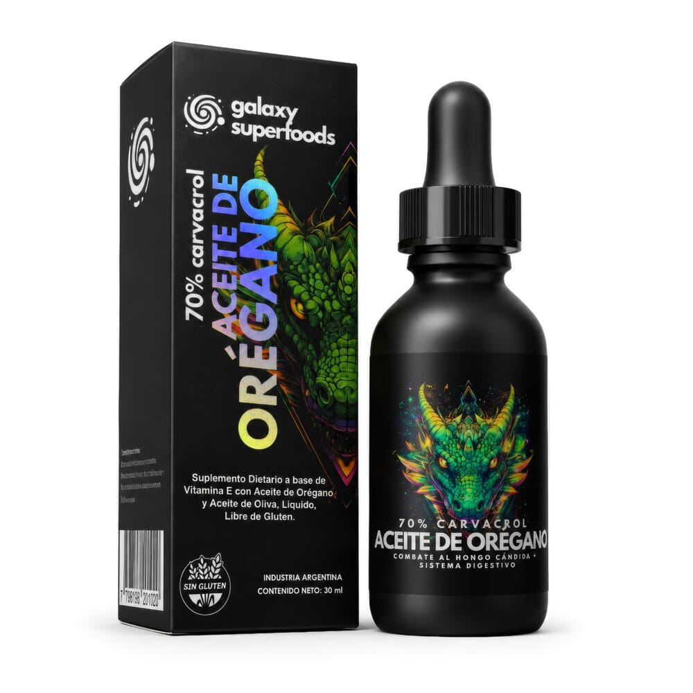 Aceite de Orégano Puro 70% Carvacrol | Antiparasitario, Antifúngico y Defensa Natural contra Cándida