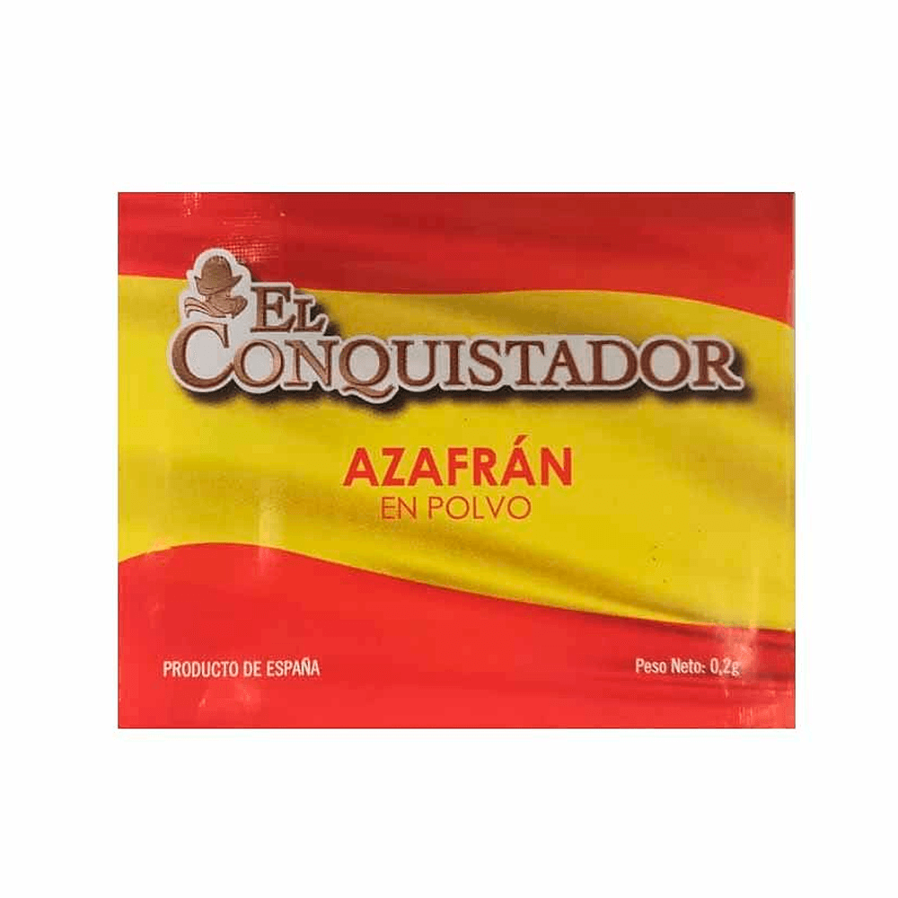 Azafran Molido Puro Español Sobre 0.20G | El Conquistador