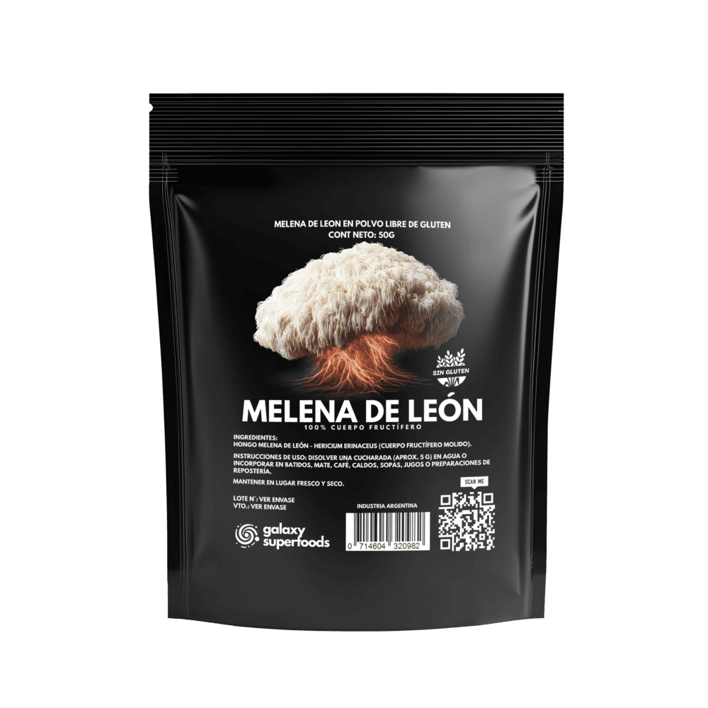 Melena de León Cuerpo Fructífero | Foco, Memoria y Claridad Mental