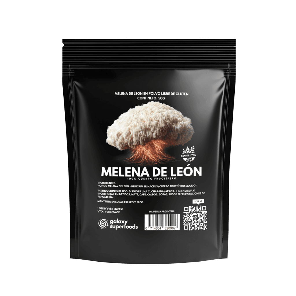 Melena de León Cuerpo Fructífero | Foco, Memoria y Claridad Mental