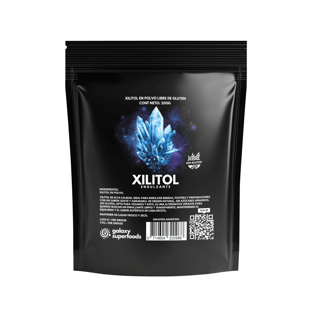 Xilitol Puro x 200g | Edulcorante Natural, Salud Bucal y Bajo en Calorías