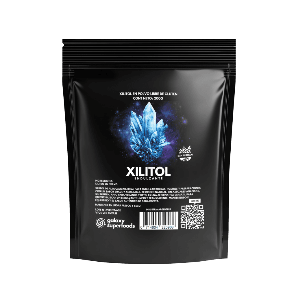 Xilitol Puro x 200g | Edulcorante Natural, Salud Bucal y Bajo en Calorías