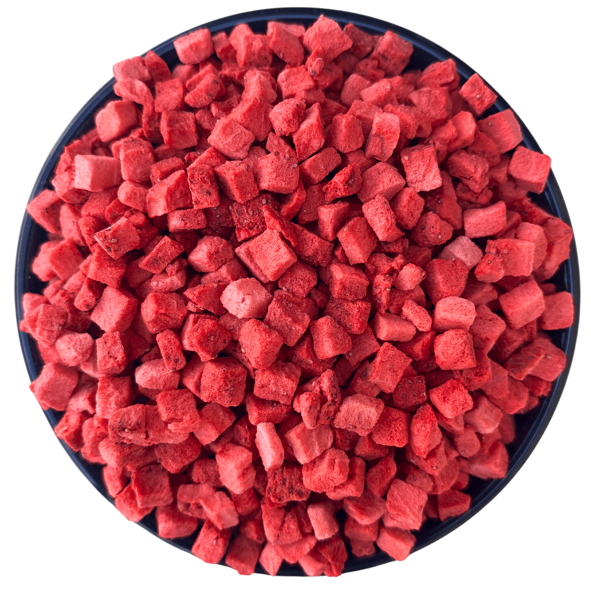 Frutilla Liofilizada En Cubos
