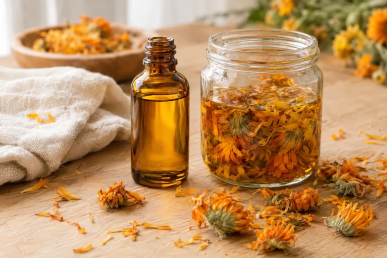 Aceite de caléndula casero