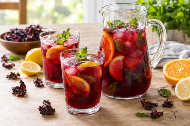 Agua de Jamaica fría