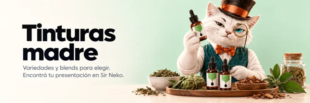Tinturas madre. Variedades y blends para elegir. Encontrá tu presentación en Sir Neko.