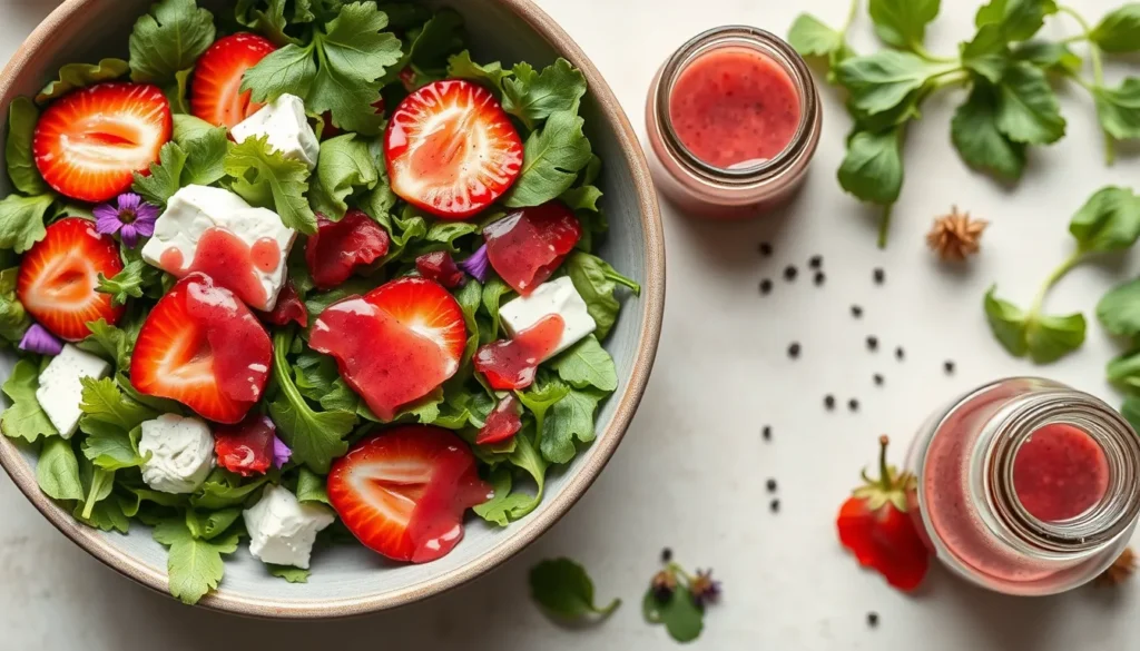 🥗 Vinagreta de flor de Jamaica: aderezo rosado para ensaladas - Sir Neko